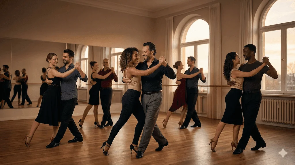 Argentijnse tangodansers in Brussel
