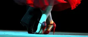 Tango shoes on display